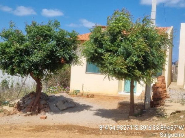 Casa com 55,33m² em Salgueiro/PE - Terreno de 160m²