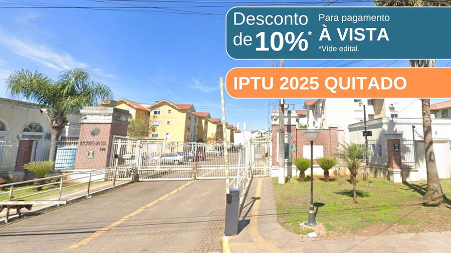 Apartamento Ocupado no Recanto do Sol - 61,25 m²