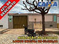 Casa 2 quartos, 1 banheiro, 54.72m² construída, desocupada