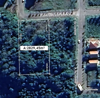 Terreno Urbano de 2.829m² no Loteamento Bella Vista III