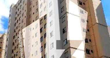 Apartamento 2 quartos, 1 banheiro, 1 vaga, 44m² privativos, desocupado