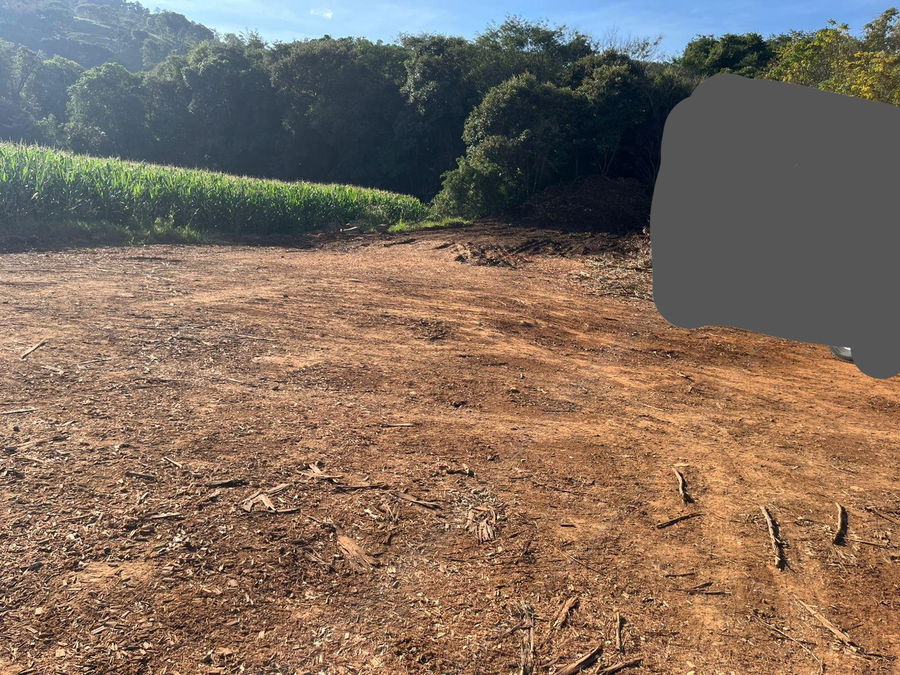 Lote Rural com Construção de 80m² em Alvenaria, 1 Quarto