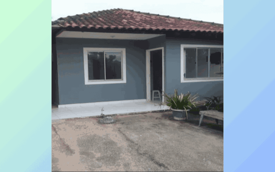 Casa aconchegante com 2 quartos, 1 banheiro e 76m² construída, ocupada
