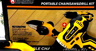 Kit Maleta com Ferramentas Elétricas Nakasaki - Produto Novo