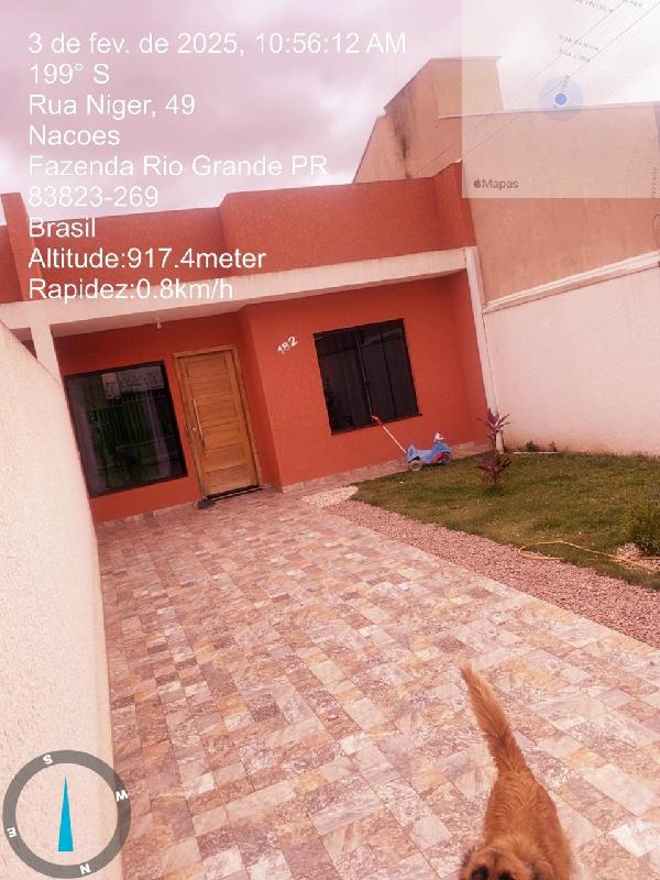 Casa 3 quartos, 1 banheiro, 1 vaga, 85m² construída, terreno 180m²