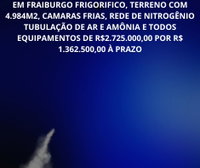 Frigorifico em Fraiburgo com Maquinários em Terreno de 498489m²