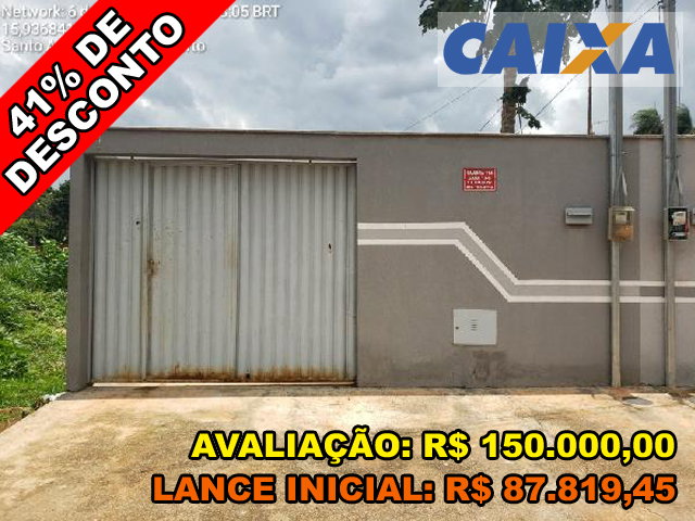 Casa com 2 Quartos e 1 Vaga em Santo Antônio do Descoberto