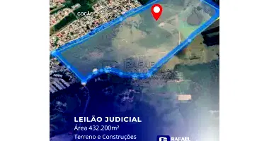 Terreno com 432.200m² em Cocão, Viamão/RS. Construções inclusas. Parcelamento em até 60x.