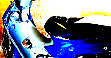 Honda C100 2001/2001 Azul com Avarias