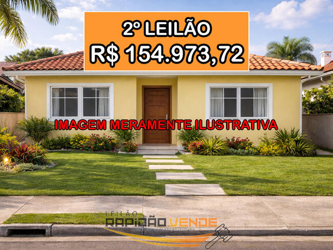 Casa com 3 quartos, 2 banheiros e 300m² em loteamento