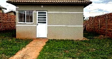 Casa com 2 quartos, 1 banheiro, vaga de garagem e 42,74m² privativos