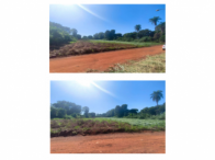 Lote com 3 imóveis: casa de 2 quartos e 2 terrenos de 2.000 m²