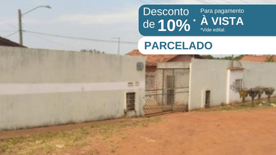 Casa 2 dorms em condomínio com 150m² Águas Lindas GO