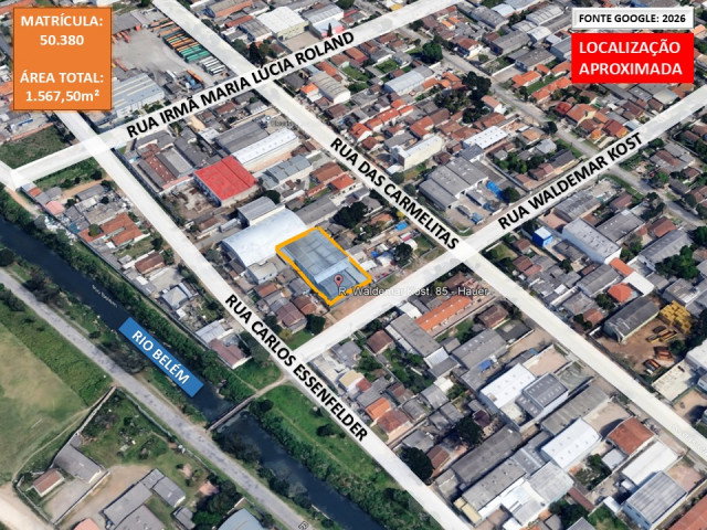 Galpões Industriais com 941,60m² em terreno de 1.567,50m²