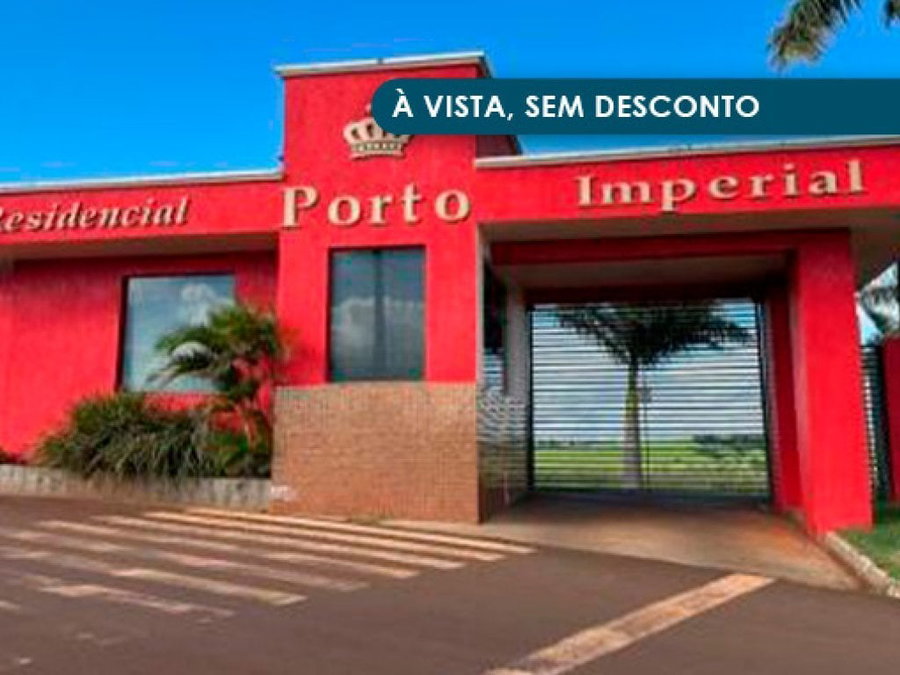 Terreno em Condomínio com 385 m² em Residencial Porto Imperial