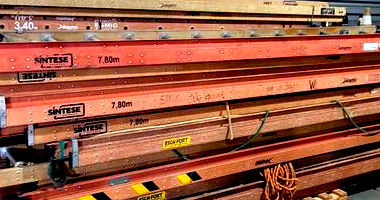 16 Escadas de Fibra de Vidro Extensível, Marca Síntese