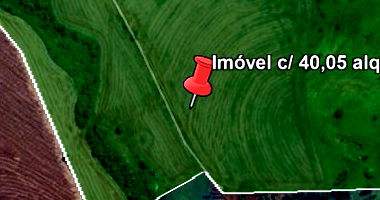 Lote Rural com 40,05 alqueires, parte mecanizada e pasto
