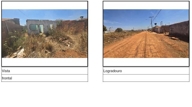 Terreno com construção parcialmente demolida em Planaltina/GO