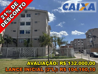 Apartamento 2 quartos, 43,95m², 1 vaga, em Itaborai/RJ