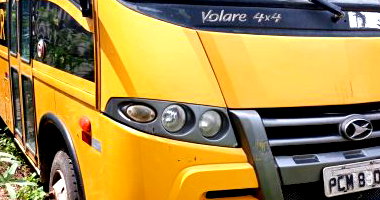 Micro Ônibus Volare V8L 4x4 2017 Amarelo