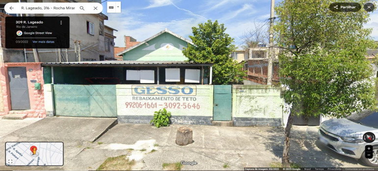 Casa térrea com 45m² e terreno plano de 350m², 1 pavimento