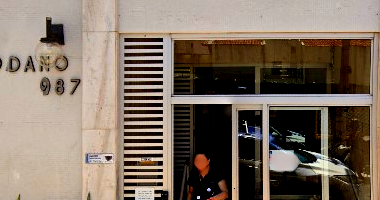 Apartamento com box de garagem no Centro