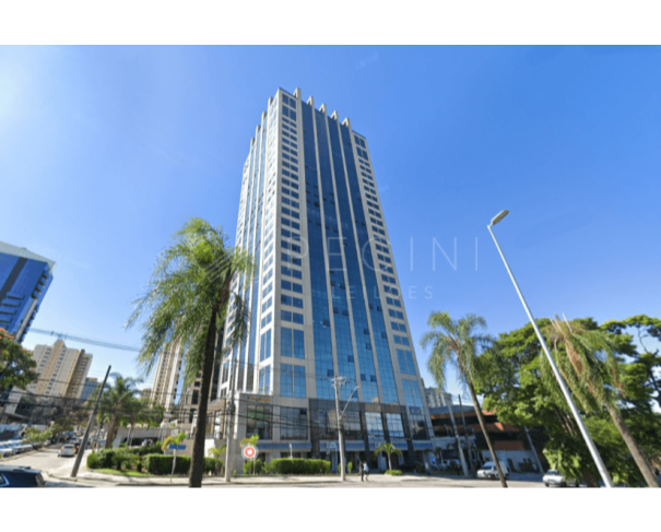 Sala Comercial 21º Pavimento com 45,63m² Privativos e 1 Vaga