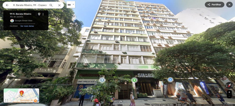 Apartamento com 2 Quartos e 1 Banheiro em Copacabana