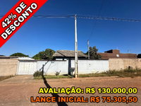 Casa com 2 quartos, varanda, área de serviço e 63m² construída