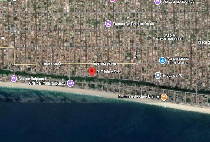 Terreno com casa nos fundos, 848m², Jardim Atlântico