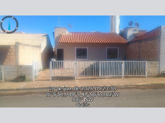 Casa com 2 quartos e 64m² privativos em Cidade Ocidental