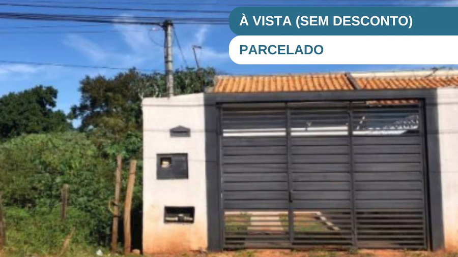 Casa com 59,45 m² no Jardim Noroeste