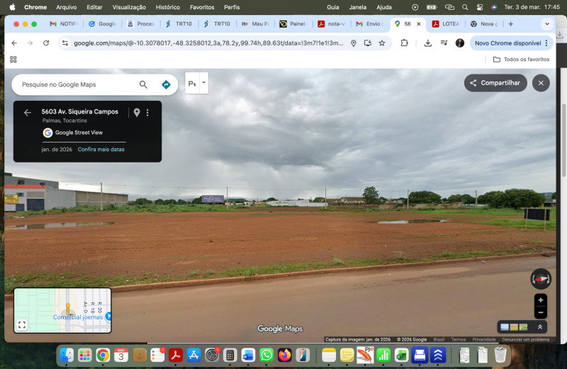 Terreno de 1.514,92 m² em área valorizada de Palmas