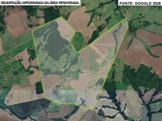 Fazenda com 319,78 hectares, casa sede e curral