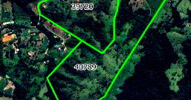 Lote amplo de terreno com 1.097.887 m², ocupado