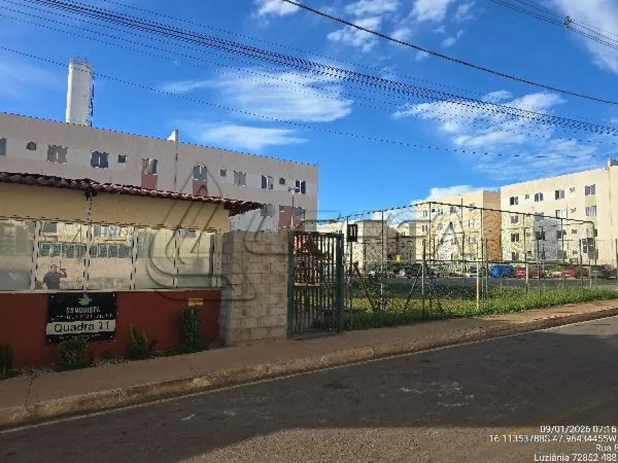 Apartamento com 2 quartos e 1 vaga de garagem em Luziânia