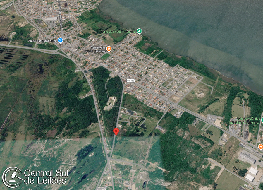 Terreno com galpão de 171.419,88m² em Barbacena/Laguna - SC