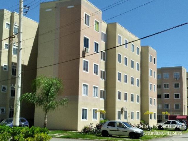 Apartamento 2 quartos em Santa Cruz - RJ com 61,73m²