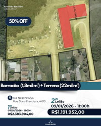 Terreno com Galpão Industrial em Rio Negrinho-SC