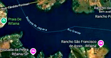 Gleba Rural com 6,0ha em Rifaina/SP, em frente ao Rio Grande