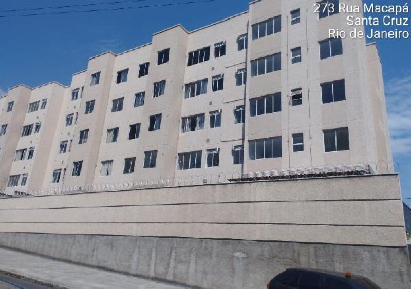 Apartamento 2 Quartos, 41m², 1 Vaga - Santa Cruz - RJ