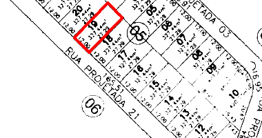 Terreno em área residencial com 327,44m²