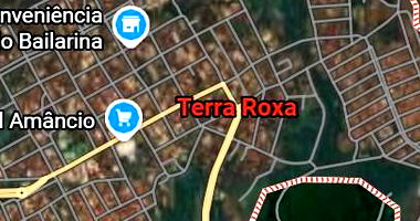 Terreno com 1.105m² em Terra Roxa/SP