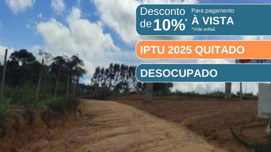Terreno desocupado com 4.386m² em Adolfo Xavier, Eunápolis