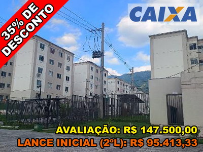 Apto 2 Quartos, 1 Vaga, 45m² - Cabuçu