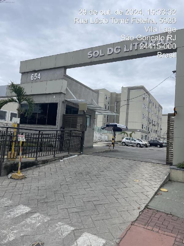 Apartamento com 2 Quartos e 1 Vaga em São Gonçalo