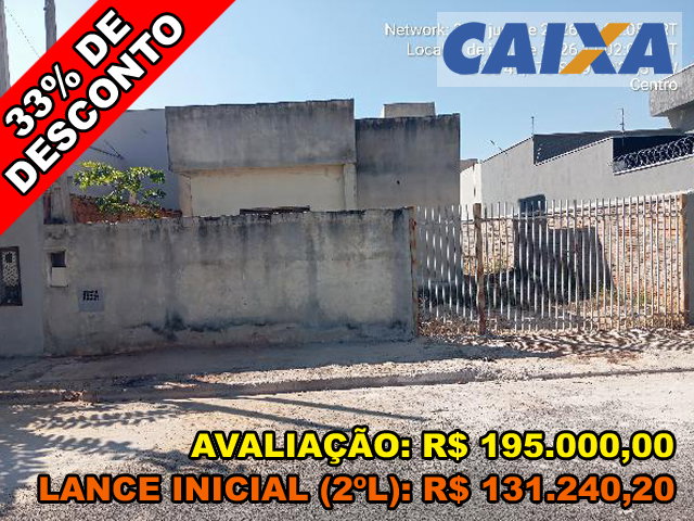 Casa com 2 Quartos, 49m² Área Construída