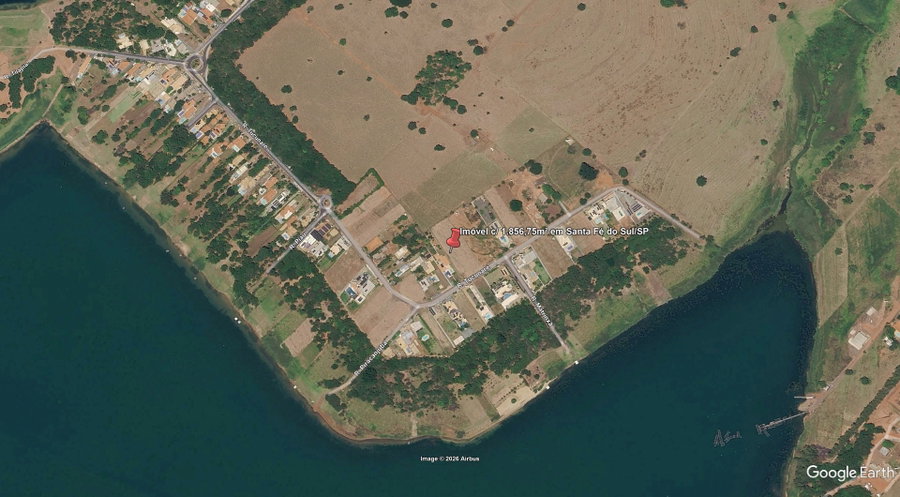 Terreno de 1.856,75m² em Santa Fé do Sul/SP