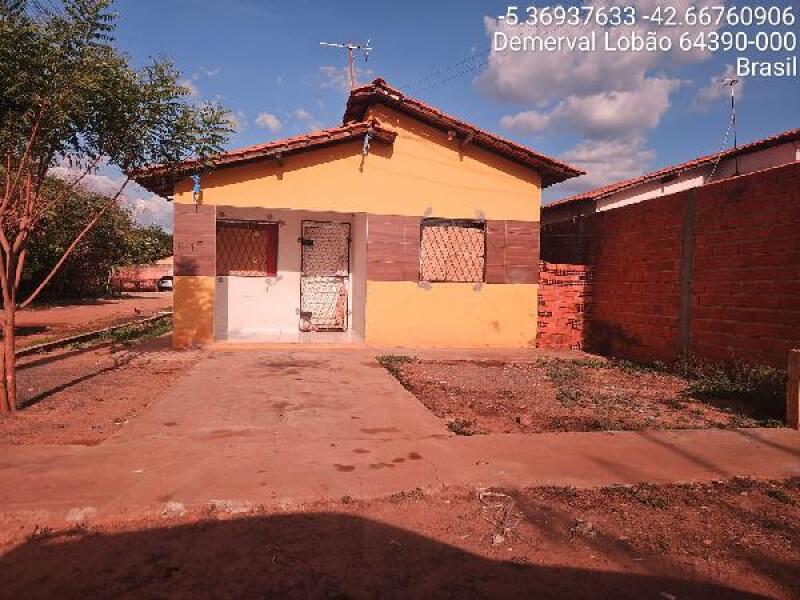 Casa com 2 quartos em Demerval Lobão/PI - Área total 58,5m²