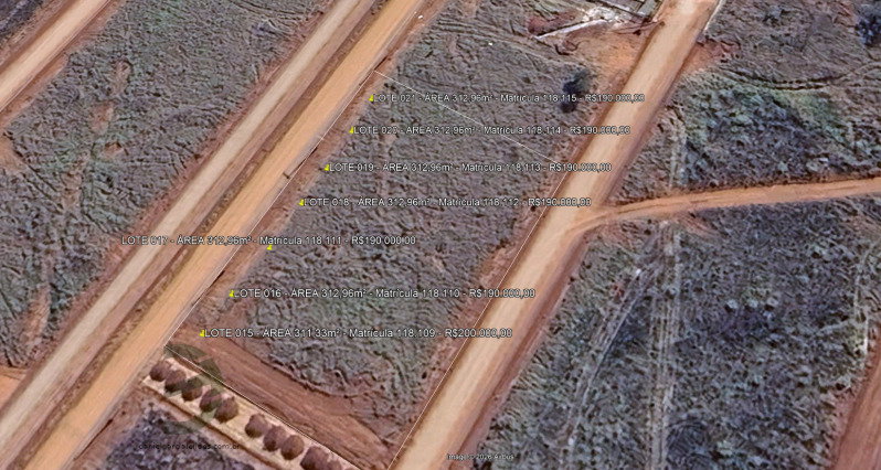 Terreno com 312,96m² em Lagoa Formosa/MG